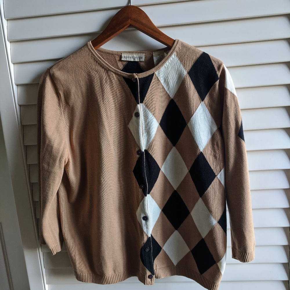 Apostrophe cardigan